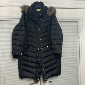 Michael Kors Plus Size Knee Length Down Coat Women’s 2X